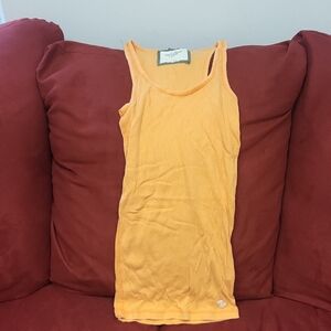 Abercrombie & Fitch Vibrant Orange Tank Top